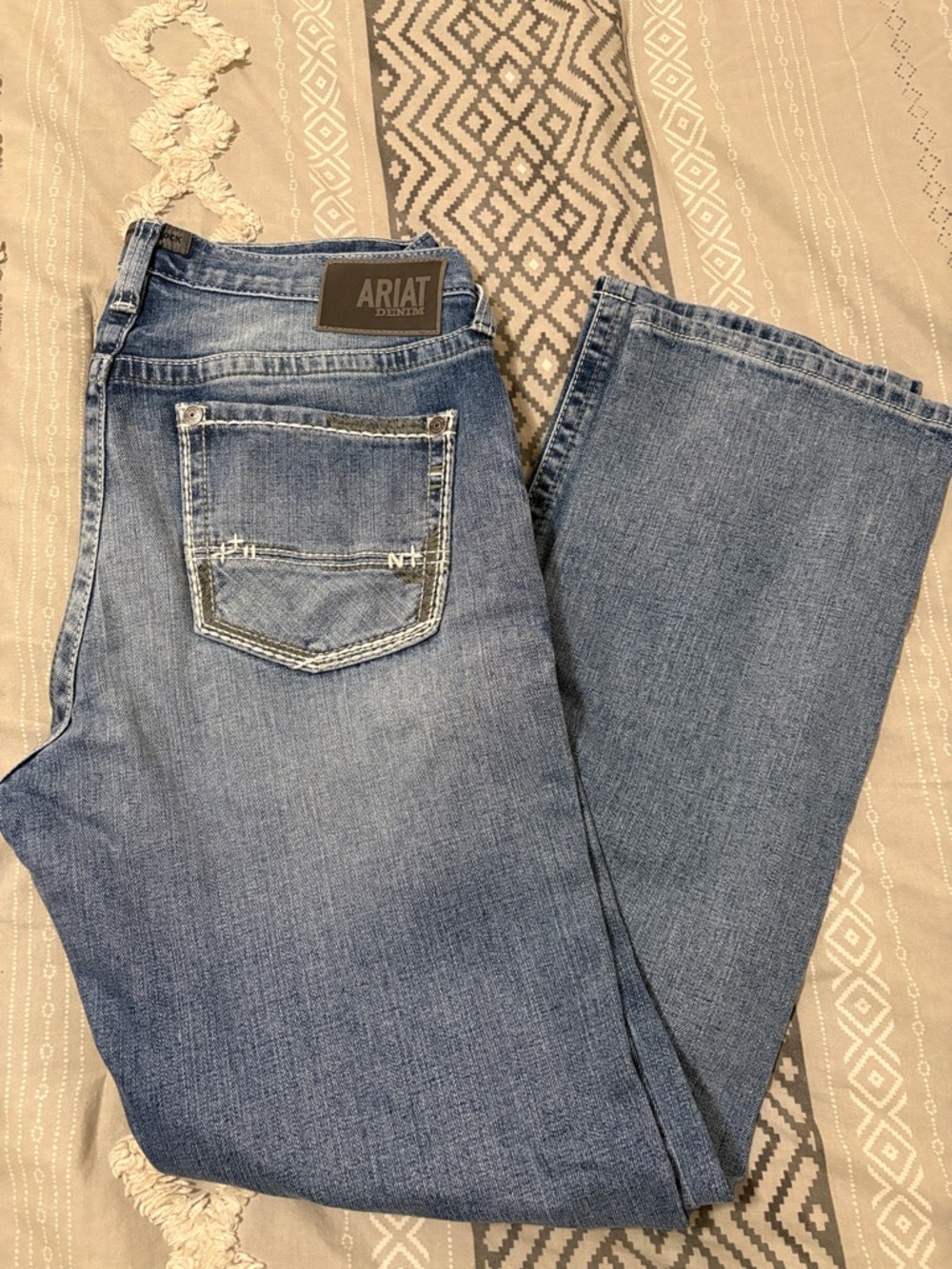 Ariat M2 Traditional Relaxed Boot Cut Denim Jeans 34x34 - Men’s